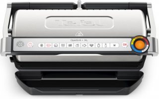 Tefal OptiGrill+ XL GC727D Slimme Contactgrill - 9 automatische programma's - Gaarheidsindicator - Uitneembare Anti-aanbakplaten - Groot Grilloppervlak - Vet opvangbak - 2000W - RVS