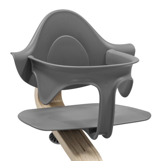 Stokke Nomi Babyset, Grijs - Biedt zij- en rugsteun als je baby leert zitten - Past bij alle Nomi-stoelen