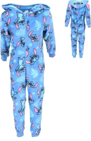 Lilo & Stitch Coral-Fleece Onesie