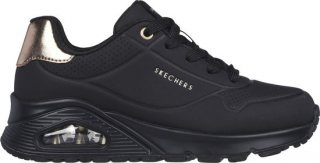 Skechers Uno Gen1 - Shimmer Away - Meisjes Sneakers - Zwart