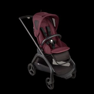 Wandelwagen Bugaboo Dragonfly Complete Black/Dark Cherry-Dark Cherry
