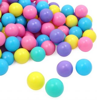 Vanaf dag Één: 100 Ballen voor Ballenbak - 7cm Plastic Baby Speelballen - Kinder Speelgoed Ballen
