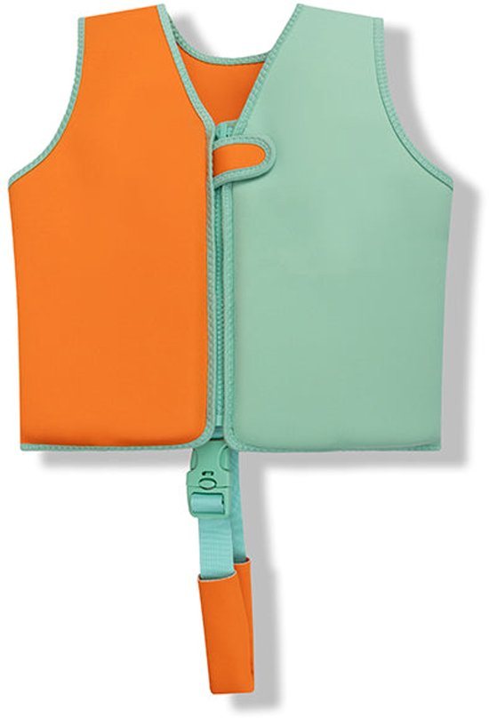 Zwemvest - Oranje/Groen - Vivid Clash - 3/6 Jaar