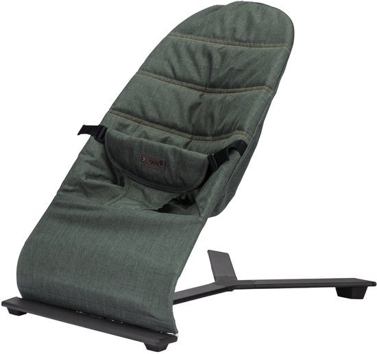 Qute Q-Bouncer Wipstoel Jeans Groen