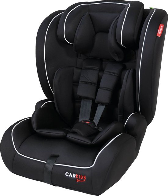 Carkids I-Size Autostoeltje Jessie 76-150cm Zwart/Wit – Veiligheid - Comfort - Eenvoudige Installatie