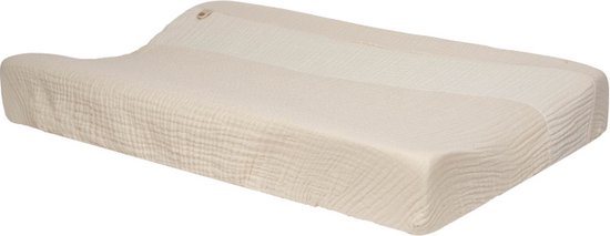 bébé-jou Aankleedkussenhoes - Pure Cotton Sand