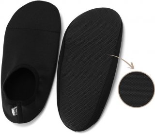 Maesy Antislip Schoentjes - Waterschoenen Kind - UV-bescherming - Anti Slip - Stop Uitglijden - Maat 24-26 - Zwart