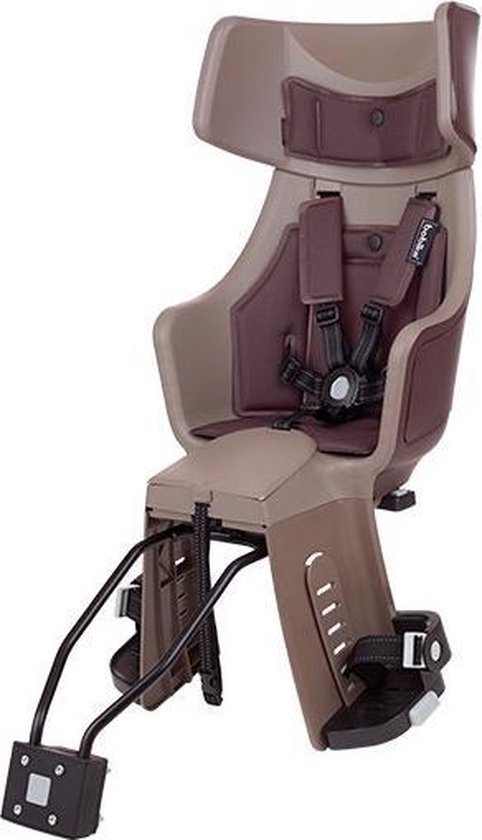 Bobike Exclusive Tour Maxi Plus LED Fietsstoeltje - Framebevestiging - Chocolate