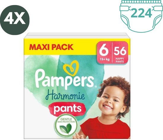 Pampers Harmonie Pants - maat 6 - 224 luierbroekjes (15+kg)