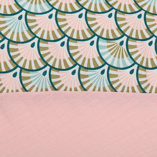 Snoozzz Voedingskussenhoes - Hoes voor voedingskussen zwangerschapskussen -100% katoen- 185 cm - Yona