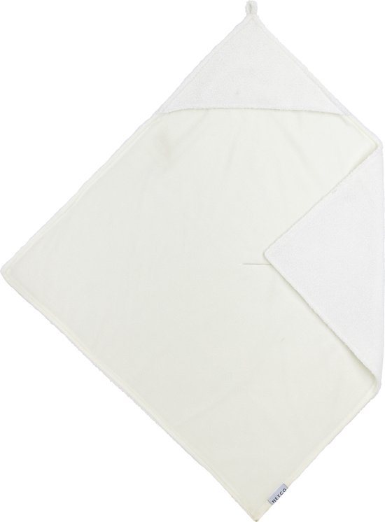 Meyco Baby Bouclé badcape - offwhite - 80x80cm