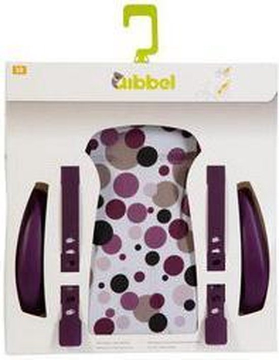 Duodeel qibbel stylingset luxe dots purple achter - PAARS