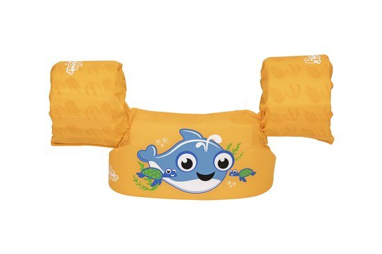 Bestway Puddle Jumper Walvis - Verstelbare zwembandjes voor kinderen - Draagkracht 15 - 30 kg - Maat one size