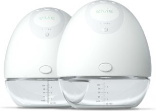 Elvie Pump  Dubbele Elektrische Borstkolf - Draagbaar - Hands-free - Geluidsloos - Incl. 4 flessen