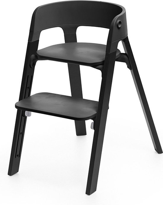 Stokke® Steps™ Stoel - Beech Wood - Black Seat/Black Legs