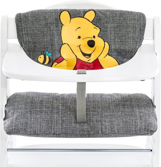 Hauck Highchair Pad Deluxe - kinderstoel kussen - Pooh grey