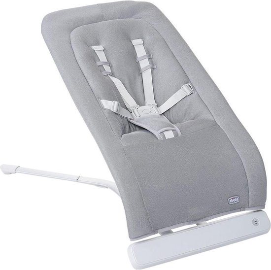 Chicco Relax Rhythm 'n' Sound - Wipstoel baby - Slaapmuziek - Opvouwbare wieg - Elektrische wipstoel - Grijs