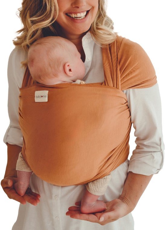 Babylonia Draagdoeken - baby carriers - Tricot-slen bamboo - Pecan brown - One size