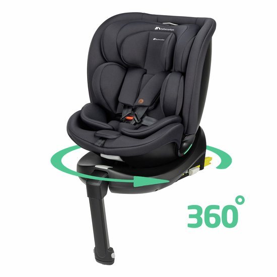 Bebeconfort Artemis 360 i-Size - Autostoel - Mineral Black - Vanaf de geboorte tot 12 jaar oud