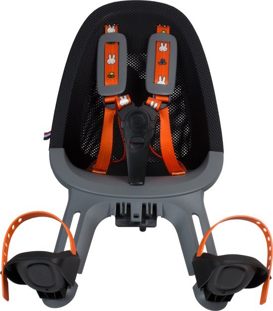 Qibbel Air Fietsstoeltje Voor - Nijntje grijs