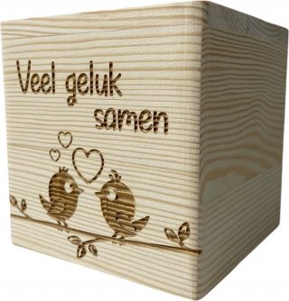 Huwelijkscadeau - Huwelijk cadeautje origineel - Huwelijk cadeau bruiloft - Spaarpot - Huwelijk cadeautje giftset - Just married - Just married cadeau - Getrouwd cadeau - Spaarvarken - Spaarpotten - Spaarpot volwassenen - Huwelijk cadeau mrs mrs