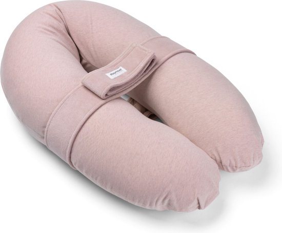 Doomoo Relax Cover - Pink - Maak van uw zwangerschapskussen een veilig poefje voor uw baby.