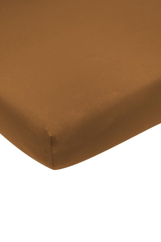 Meyco Baby Uni hoeslaken co-sleeper - camel - 50x90cm