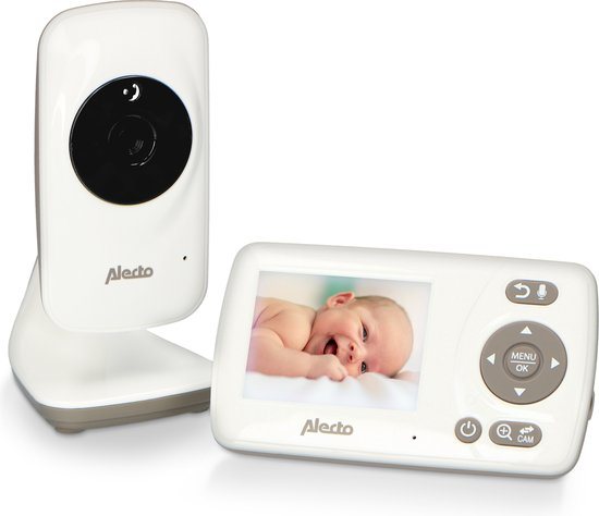 Alecto DVM-71 - Babyfoon met camera - Temperatuurweergave - Wit