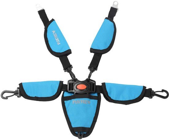 Trolley blauw 5-punts veiligheidsgordel - FUXTEC - Premium Cruiser