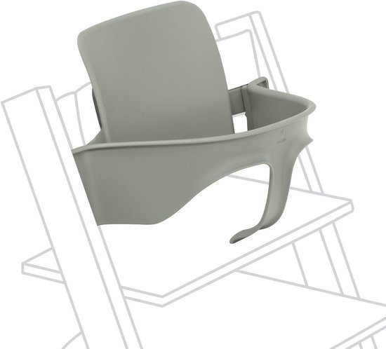 Tripp Trapp Baby Set van Stokke, Glacier Green - Maak van de Tripp Trapp-stoel een kinderstoel - Afneembare zitting voor 6-36 maanden - Past bij Tripp Trapp-modellen van na mei 2006