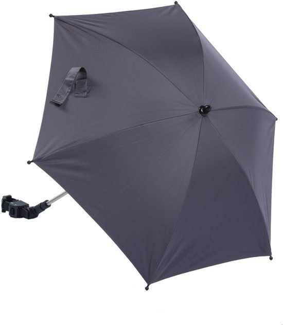 Titaniumbaby Parasol met universele klem UV 50+ Protectie - Dark Grey