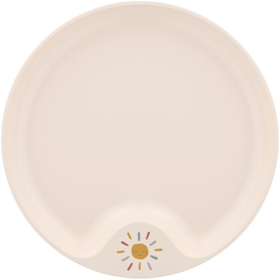 Mepal Mio kinderbord - Magnetronbestendig - Met greep - Kinderservies - Sunshine & Rainbow