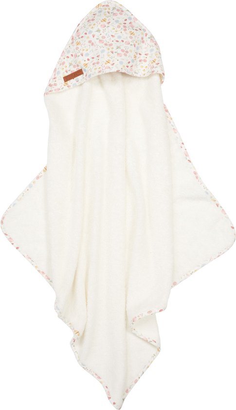 Little Dutch Badcape 100x100 cm Flowers & Butterflies