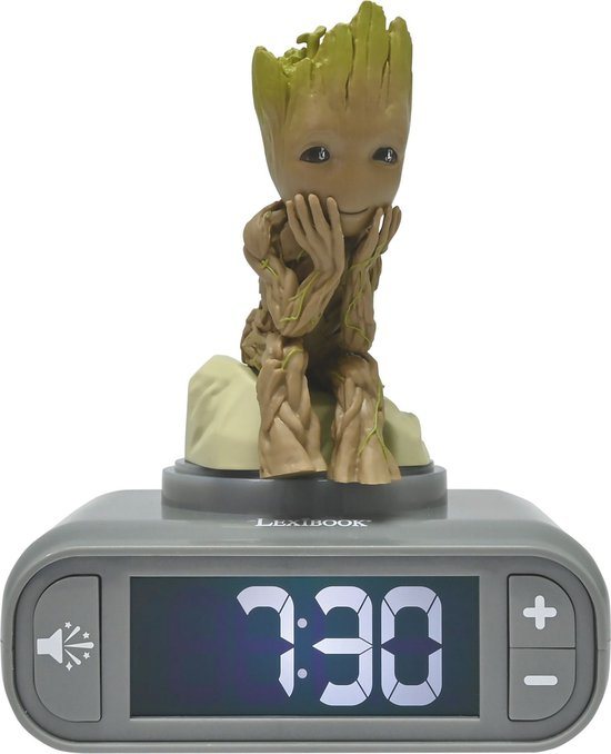 Groot Nachtlampje Wekker met geluiden