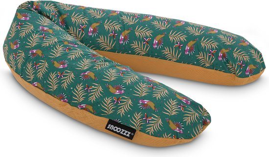 Snoozzz Voedingskussen Premium Kwaliteit - 185 cm – Microparel Vulling – Luxe Draagtas – Wasbare Hoes - Canatoe