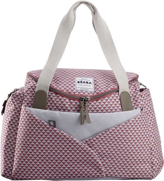 Béaba Verzorgingstas 'Sydney' II PLAY PRINT Red Marsala