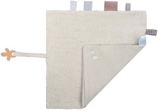 Baby Knuffeldoekje - Speendoekje 100% biologisch katoen - Comfortdoekje 25 x 25cm - Mystic Mint - Groen - Snoozebaby