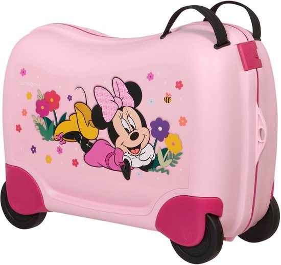 Samsonite trolley Dream2Go Disney Ride - on Suitcase Disney Minnie Flower Power roze 52cm