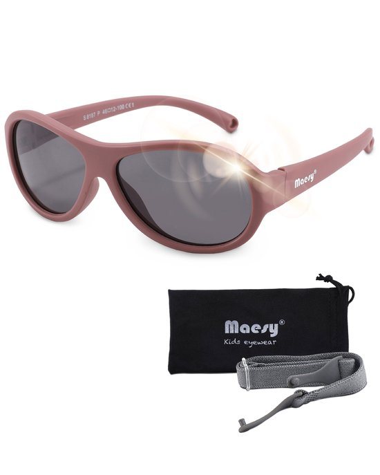 Maesy Baby Zonnebril Joya - 0 t/m 2 Jaar - Elastiek - Flexibel - UV400 Bescherming - Paars