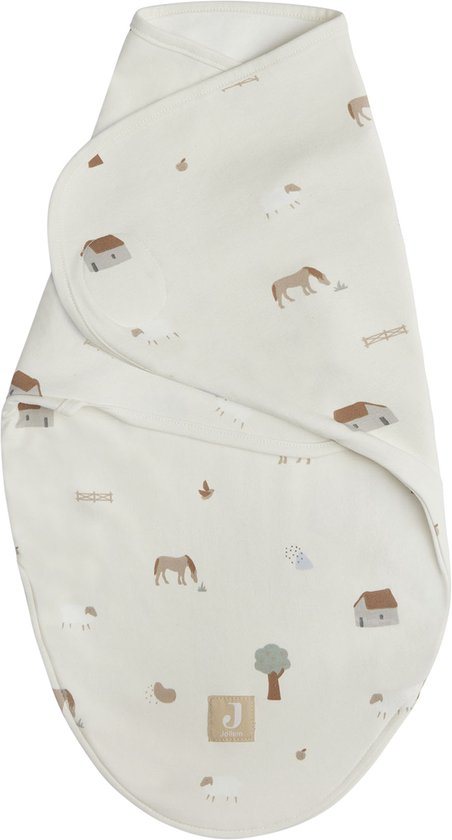 Jollein - Inbakerdoek 0-3 maanden - Farm - Inbakerdoeken