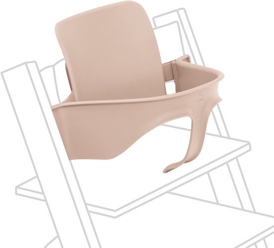 Tripp Trapp Baby Set van Stokke, Serene Pink - Maak van de Tripp Trapp-stoel een kinderstoel - Afneembare zitting voor 6-36 maanden - Past bij Tripp Trapp-modellen van na mei 2006