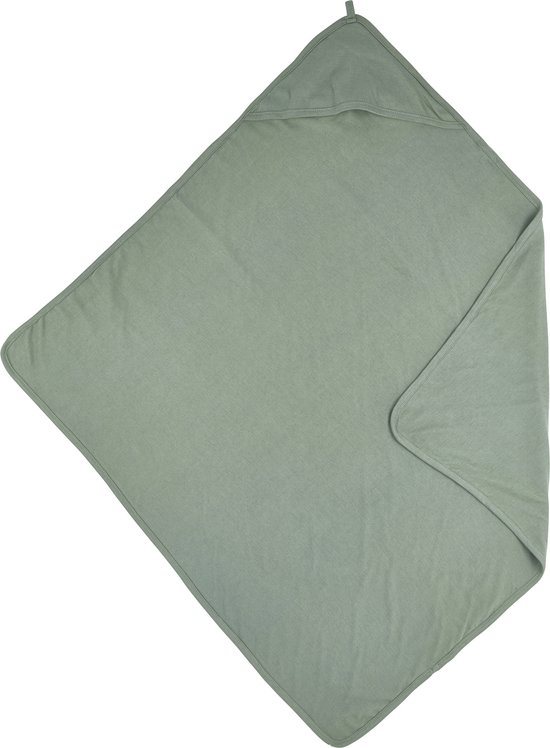 Meyco Baby Uni badcape - forest green - 80x80cm