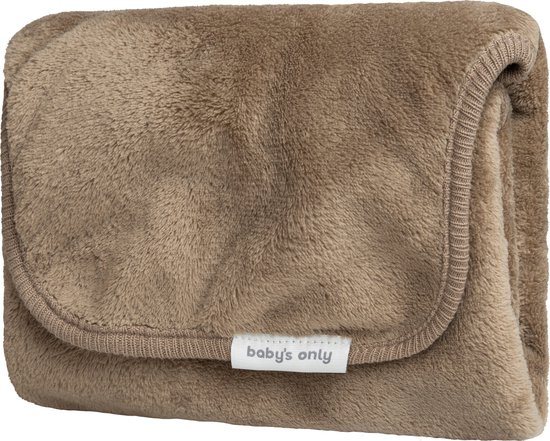 Baby's Only Verschoonmatje Cozy - Verschoningsmatje voor onderweg - Clay - Inclusief opbergzakje