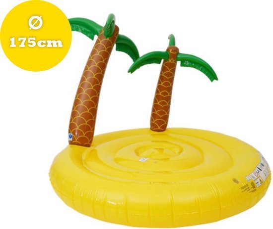 Opblaasbare Drijvend eiland - 175 x 135 cm - Opblaas speelgoed voor zwembad