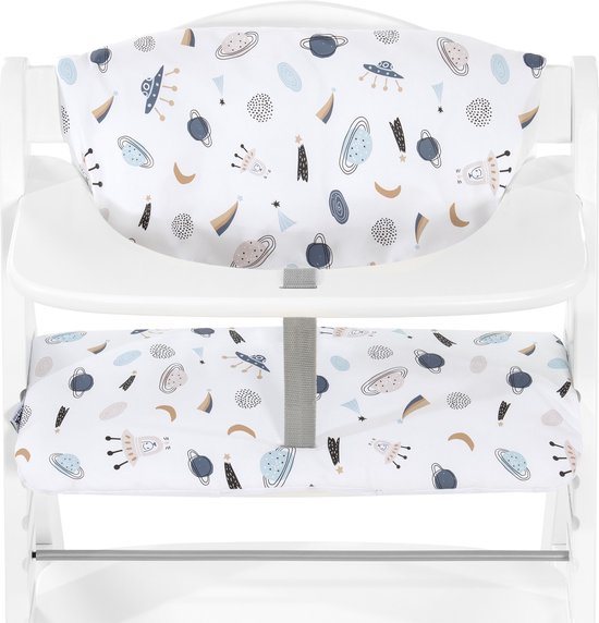 Hauck Highchair Pad Deluxe - kinderstoel kussen - Space