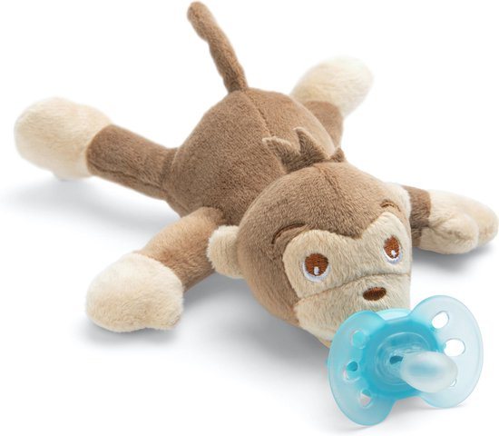 Philips Avent Snuggle Knuffelspeen - 0-6 Maanden - Aapje