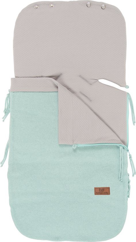 Baby's Only Zomer voetenzak autostoel 0+ Classic - Mint - Geschikt voor drie- en vijfpuntsgordel