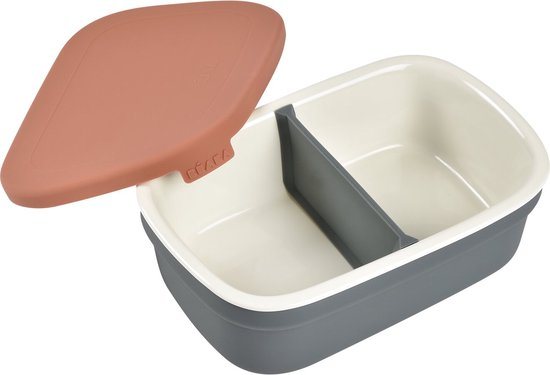 Rechthoekige lunchbox met deksel Béaba Roze 540 ml