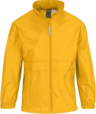 Regenkleding voor jongens/meisjes - geel - Sirocco windjas/regenjas - kinderen - Nylon 134/146 Geel