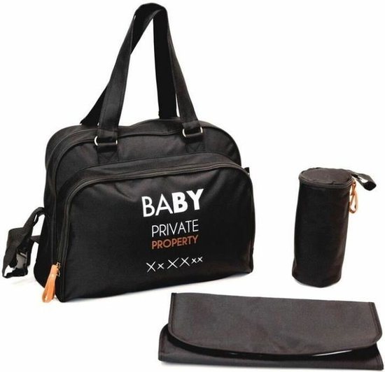 Luiertas Baby on Board Simply Zwart